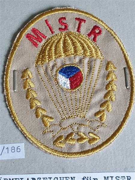 Tschechien Czech Spezieleinheit Patch Parachute Fallschirmjäger Springer Mistr