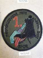 Tschechien Czech Spezieleinheit Patch SFOR 1 Battalion...