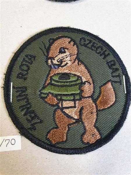 Tschechien Czech Spezieleinheit Patch SFOR Landmine Biber Division Battalion D