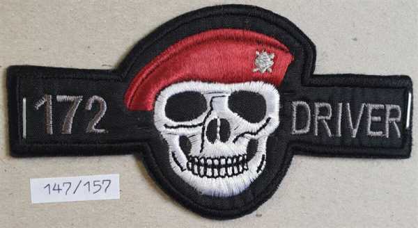 Tschechien Czech Spezieleinheit Patch Sondereinheit Totenkopf 172 Driver Fahrer