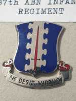 USA Badge Orden 187th Airborne Infantry Regiment Ne Desit...