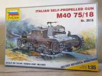 ZVEZDA 3515 Italian Self-Propelled Gun M40 75/18...