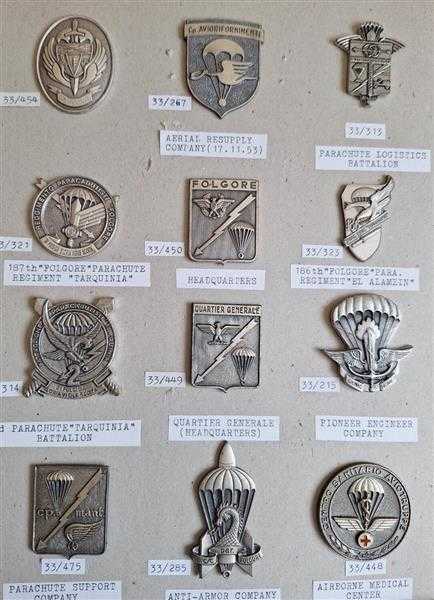 12x Italien Italy Badge Patch Fallschirmjäger Parachutist Badge Anti Armor RAR