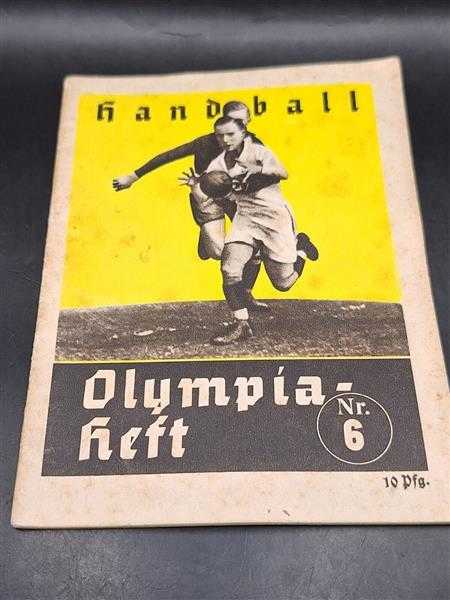 3. Reich Olympische Spiele Berlin 1936 Reichssportführer Nr. 6 Handball RAR