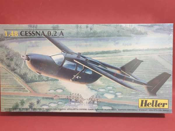 Heller 80408 Cessna 0.2 A Flugzeug Modellbau 1:48 Versiegelt