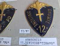 3x Italien Italy Königreich Armschild 1. 8. 12. Division Superga Po Timavo RAR