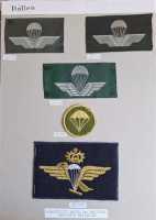 5x Italien Italy Badge Patch Fallschirmjäger...