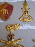 8x Italien Italy Königreich Badge Orden Mützenabzeichen 1934-1943 Artillerie Reg