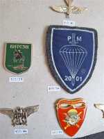 9x Mazedonien Fallschirmjäger Springerabzeichen Parachute Patch badge Orden RAR