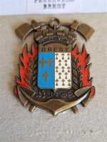 Badge Orden Feuerwehr Frankreich France Sapeurs Pompiers...