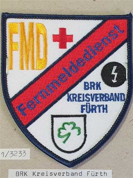 BRD RK Rot Kreuz Deutsches Rotes Kreuz Bayern Fernmeldedienst Fürth Kreisverband