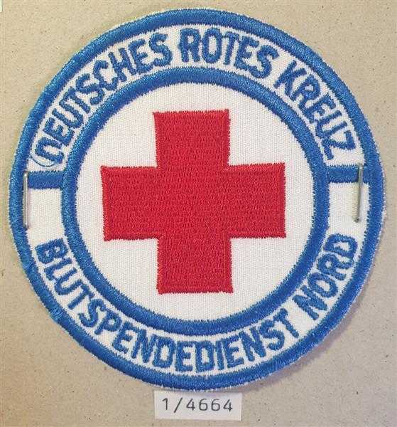 BRD RK Rot Kreuz Deutsches Rotes Kreuz Blutspendedienst Nord Patch Abzeichen