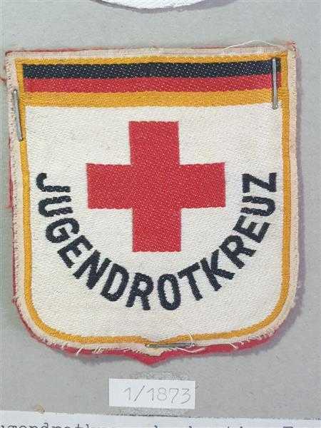 BRD RK Rot Kreuz Deutsches Rotes Kreuz Jugendrotkreuz Heutige Form Fahne Patch