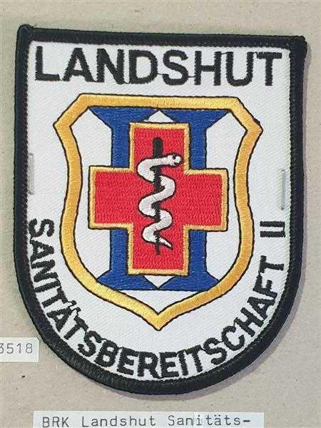 BRD RK Rot Kreuz Deutsches Rotes Kreuz Landshut Sanitätsbereitschaft Arzt Patch