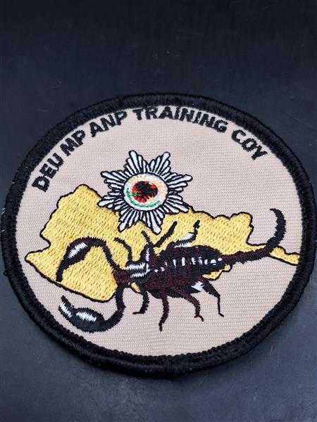 Bundeswehr Patch Stoffabzeichen DEU MP ANP Training COY Feldjäger Skorpion Div.