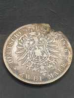 Deutsches Reich 1876 Ludwig Koenig von Bayern D 2 Mark...