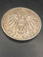 Deutsches Reich 1902 Friedrich Grosherzog von Baden 5 Fünf Mark Silbermünze