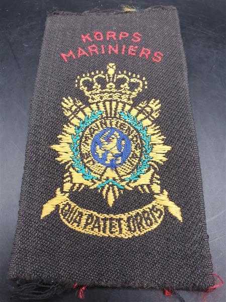 Korps Mariniers Niederlande Holland Patch Stoffabzeichen Marineinfantrie Uniform