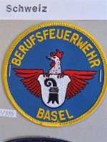 Schweiz Feuerwehr Berufsfeuerwehr Basel Patch...