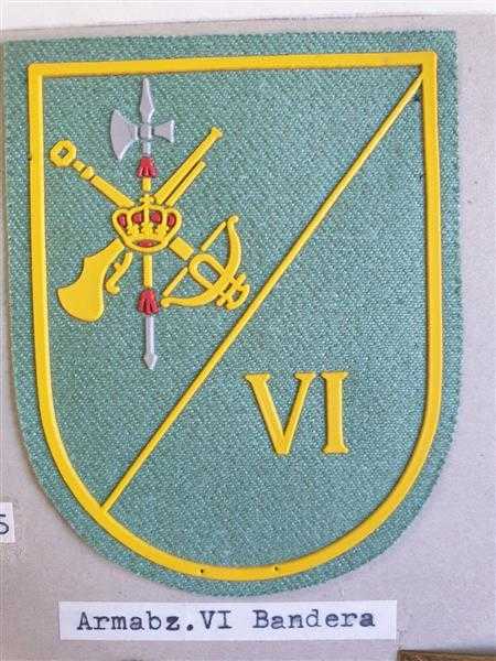 Spanien Spain Patch Ärmelabzeichen VI Bandera Fremden Legion Militär