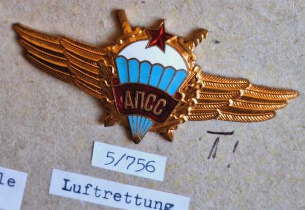 UdSSR Russland CCCP Russia Luftwaffe Fallschirmjäger Luftrettung Rarität!