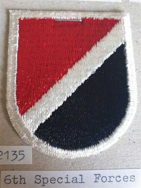 USA Flash Stoffabzeichen Badge Patch Militaria 6th Special Unit Forces