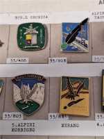 25x Italien Italy Badge Alpini Gebirgstruppe Edolo Merano Bolzano Trento Tirano