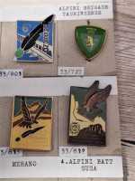 25x Italien Italy Badge Alpini Gebirgstruppe Edolo Merano Bolzano Trento Tirano