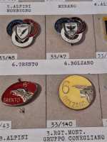 25x Italien Italy Badge Alpini Gebirgstruppe Edolo Merano Bolzano Trento Tirano