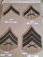 4x Amerika USA Patch Marine Corps Rangabzeichen Lance...