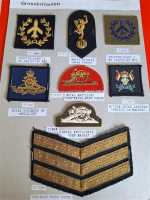 8x England Grossbritanien Uniform Badge Patch Royal...