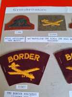 8x England Grossbritanien Uniform Patch 1st Battalion Border Regiment Air Diver