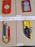 9x Frankreich France Regimentsabzeichen Promotion 1944 / 1914 / 1916 Koufra RAR