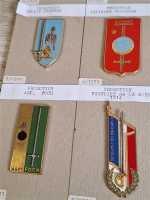 9x Frankreich France Regimentsabzeichen Promotion 1944 / 1914 / 1916 Koufra RAR