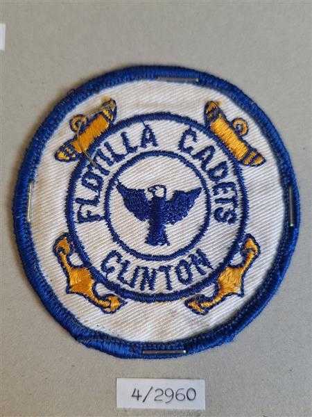 Amerika USA Patch Ärmelabzeichen Flotilla Cadets Clinton Marine