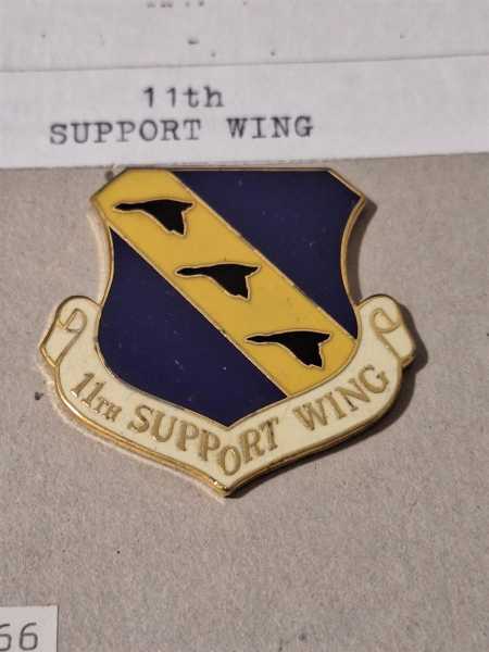 Amerika USA US Patch Air Force Luftwaffe Pin Badge 11th Support Wing Orden