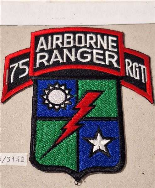 Amerika USA US Patch Airborne Ranger 75 Rgt Regiment Ärmelabzeichen Rangers