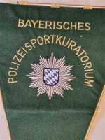 Bayern Fahne Wimpel Bayerisches Polizeisportkuratorium Flagge Polizei Abzeichen