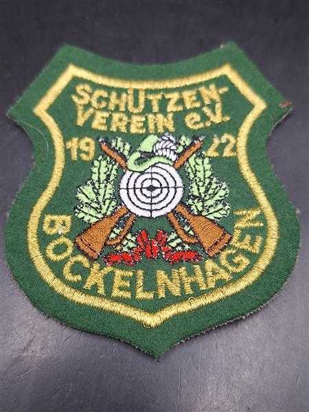 Bockelnhagen 1922 Schützenverein Ärmel Abzeichen Aufnäher Patch