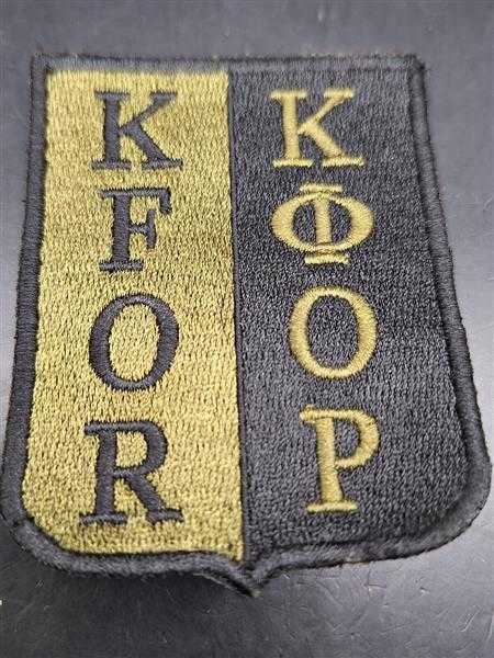 Bundeswehr Ärmelabzeichen KLETT Stoffabzeichen KFOR Uniform Kampfanzug