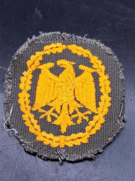 Bundeswehr Sport Leistungsabzeichen Stoffabzeichen  Ärmel Patch Goldstufe