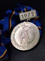 DDR Medaille 1972 Stadtbezirks Kinder und...