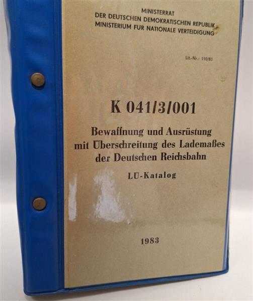 DDR NVA Bewaffnung Ausrüstung Überschreitung des Lademaßes Deutsche Reichsbahn