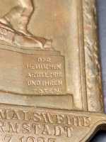 Denkmalsweihe Darmstadt 3.7.1927 Der Hessischen Artillerie und Ihren Toten Orden