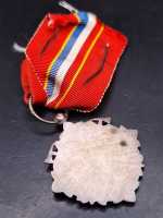 Feuerwehr Medaille Luxemburg sapeurs pompiers 1882 Abzeichen Orden Spange Silber