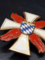 Feuerwehr Orden Abzeichen Bayern Großkreuz 1. Klasse + Miniatur 1955 Sonderstufe