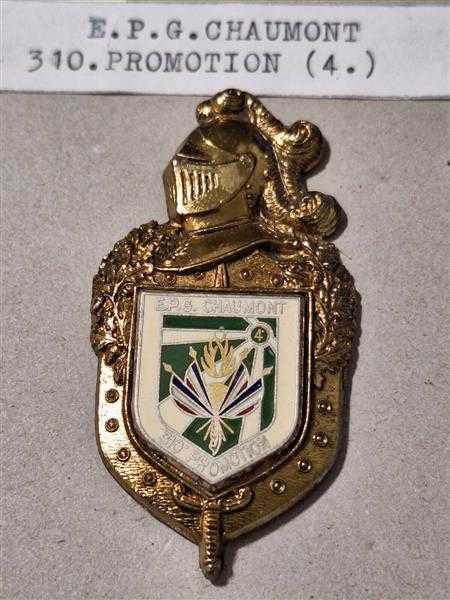 Frankreich France Gendarmerie Nationale Polizei Badge Chaumont 310 Promotion 4.