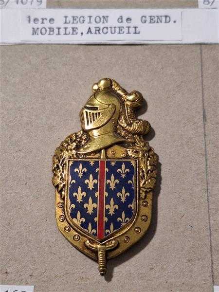 Frankreich France Gendarmerie Nationale Polizei Badge Police Mobile Arcueil RAR