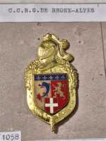 Frankreich France Gendarmerie Nationale Polizei Badge Police Rhone Alpes