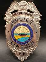 Patrolman Police New Hampshire Lincoln USA Polizei Badge...